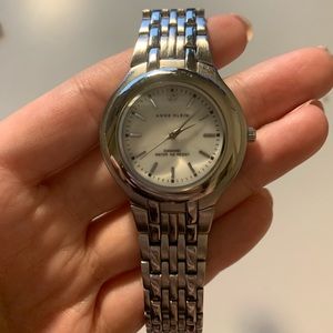 Anne Klein silver watch